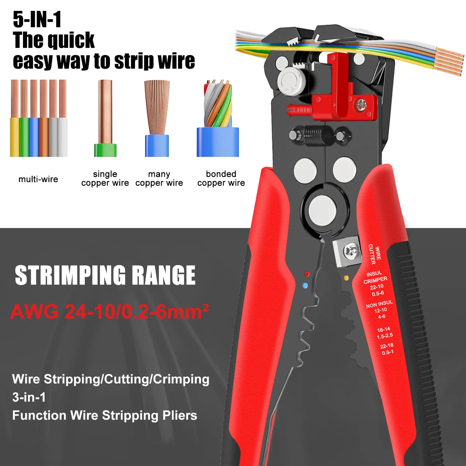 HS-D1 Selbstjustierender Abiso – Automatic Wire Stripper Cutter Bewertung und Preis